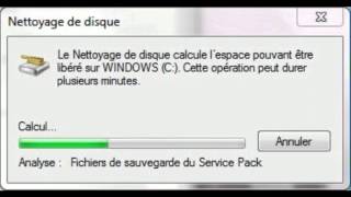 Nettoyage de disque dur sous Windows 7 [upl. by Laidlaw]