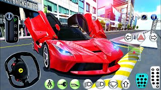 3D Driving Class 19  Gas Station Funny Driver New Sport Car LaFerrari  Android GamePlay [upl. by Airak438]