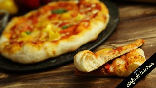 Pizza vom Grill mit 48 Stunden Pizzateig [upl. by Buote]