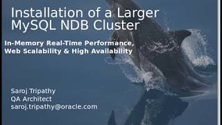 MySQL NDB Cluster Demo [upl. by Gearard222]