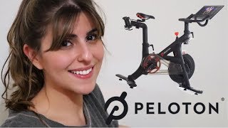 Peloton Bike Review Delivery amp Beginners First Class [upl. by Nariko]