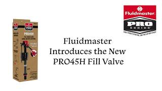 Fluidmaster PRO45H Toilet Fill Valve [upl. by Westleigh]