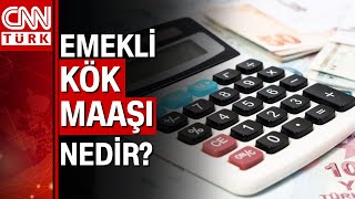 Emekli kök maaşı nedir Kök maaş üzerinden zam hesaplaması nasıl yapılır Emin Yılmaz yanıtladı [upl. by Rebeka]