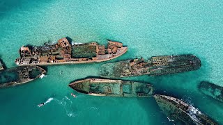 Tangalooma shipwrecks Fishing amp Diving Moreton Island Australia [upl. by Maiga]