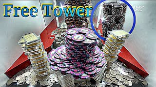 100000 Challenge Can I Win Big with Just 10 Quarters  HighLimit Coin Pusher [upl. by Reibaj588]