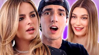 Addison Rae REVEALS creeping on ex Bryce Hall RELATIONSHIP FAN PAGE  talks MARRIAGE w Hailey Bieber [upl. by Nonnaihr]