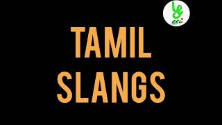 Different types of Tamil Slangs 🙏 [upl. by Eatnwahs]