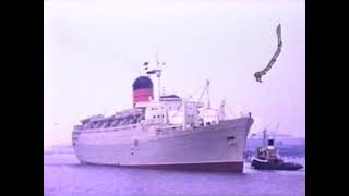 Tape 59  IBERIA LAKONIA FAIRSEA PENDENNIS CASTLE EDINBURGH CASTLE ORIANA film by Pollard [upl. by Holmun83]