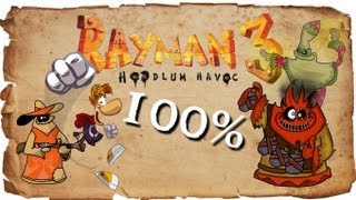 Rayman 3 Hoodlum Havoc  FULL 100 Walkthrough  ALL Cages 1080p [upl. by Atenek883]