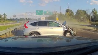 Best of Car Crash Compilation  21 USA amp Canada [upl. by Sirob848]