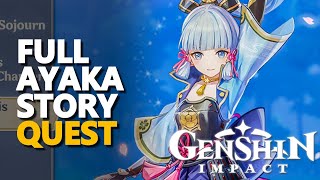 Full Ayaka Story Genshin Impact Quest [upl. by Sunderland]