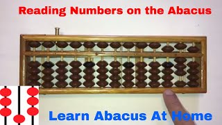 Lesson 1b  How to use the Abacus aka Soroban Reading Numbers on the Abacus [upl. by Graham119]