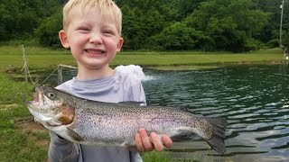 How to Catch Trout 4 ways  Trout Catch Clean amp Cook [upl. by Arateehc822]