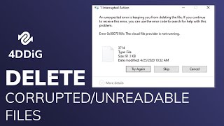 4 Ways  How to Delete Corrupted Files in Windows 1011  Delete Corrupted and Unreadable Files [upl. by Oicneserc455]