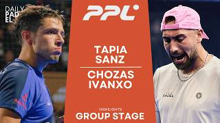 AGUS GOES NUTS  TapiaSanz VS ChozasIvanxo  Padel Pro League  New York  Highlights [upl. by Nagol]