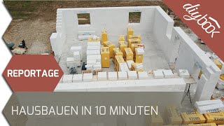 Reportage Haus bauen in 10 Minuten  Die Magie von Porenbeton [upl. by Plossl]