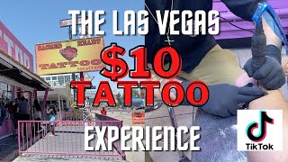 The Famous 10 Tattoo Shop in Las Vegas Thanks TikTok  CPsays [upl. by Hniv561]