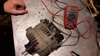 How to check the alternator Test Using a drill [upl. by Adniral]