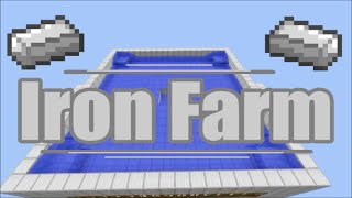 Minecraft Automatic Iron Farm 18 [upl. by Eliza]