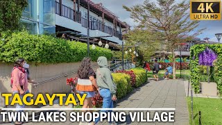 Relaxing Walk at TWIN LAKES SHOPPING VILLAGE at TAGAYTAY 4K Philippines  March 2023 [upl. by Kester]