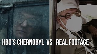 Chernobyl Show vs Reality  Footage Comparison [upl. by Pournaras702]