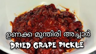 Dried Munthiri Achar  Homemade  5 Minute Recipe [upl. by Marigolda]