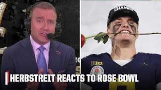 Michigan WOULD NOT be denied  Kirk Herbstreit reacts to Wolverines OT win over Alabama 👀 [upl. by Rednirah161]