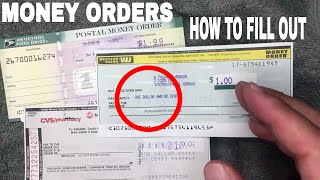 ✅ How To Fill Out A Money Order 🔴 [upl. by Derman]