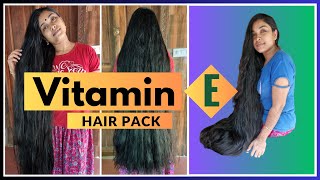 How To Use Vitamin E Capsule for Hair Growth  Homemade Hair Care For Rough amp Frizzy hair [upl. by Mallen]