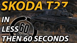 The SKODA T27 in LESS THEN 60 SECONDS  Shorts Review [upl. by Else]