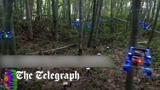 Researchers teach swarm of drones to navigate forest without crashing [upl. by Stinky640]