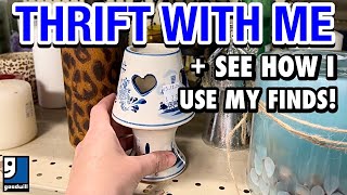 THRIFTING IN GOODWILL  THRIFT SHOPPING HAUL  THRIFT WITH METHRILLED THRIFTER [upl. by Aerdnahc]