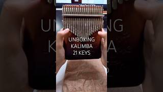 Unboxing Kalimba 21 Keys 🎵 unboxing unboxingvideo asmr kalimba [upl. by Dahc]