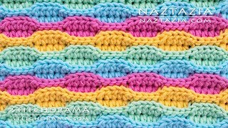 HOW to CROCHET WAVE STITCH  Stitchorama by Naztazia [upl. by Hereld345]