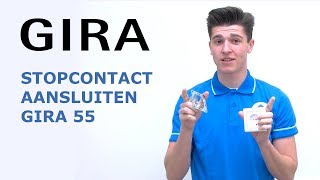 Stopcontact aansluiten van Gira  Hoe doe ik dat  2022 [upl. by Kiran]