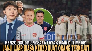 ALHAMDULILLAH RESMI DINATURALISASI INI JANJI KENZO GOUDMIJN UNTUK TIMNAS INDONESIA DI MASA DEPAN [upl. by Maurizio211]