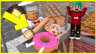 😂 KOMİK ÇILGIN FIRINCIDAN KAÇIYORUZ 🍩 😱 ROBLOX ESCAPE THE BAKERY  KÜBRA NİSA [upl. by Alaj]