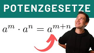 Potenzgesetze ausführlich und komplett mit Beispielen [upl. by Eoj]