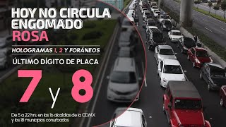 Hoy No Circula CDMX y Edomex del martes [upl. by Fabrin]