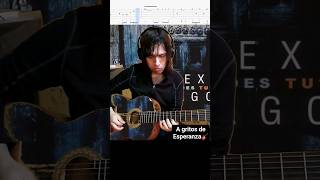 a gritos de esperanzaAlex Ubago cover guitar alexubago baladasromanticas shorts tutorial fyp [upl. by Hudis887]