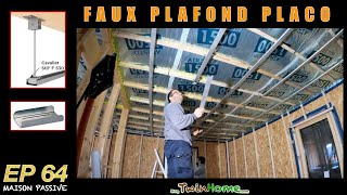 POSE DUN FAUX PLAFOND POUR PLACO BA13 [upl. by Agni]