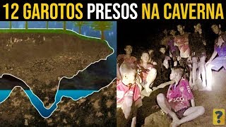 AS 12 CRIANÇAS QUE FICARAM PRESOS EM UMA CAVERNA NA TAILÂNDIA [upl. by Aselehc]