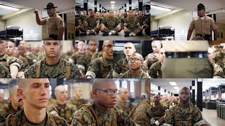 Golf Company Recruits Begin Basic Training at Parris Island [upl. by Oinoitna878]