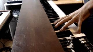 KORG CX3 old model Hammond B3 quotclonewheelquot sound demo [upl. by Ylagam]