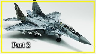 MiG29 AS Fulcrum Digital Camouflage Part 02 GWH 148 [upl. by Roxie]