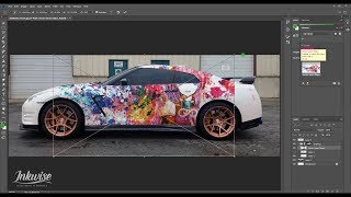 How To Make Car Wrap Concepts In Photoshop Pro CC [upl. by Cleti]