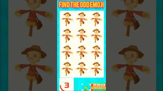 Find the Odd Emoji huggyhide emojichallengegaming toiletsong gamesemojigame findtheoddemoji [upl. by Eleynad]