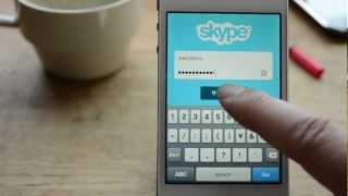 Skype 使い方 iPhoneにインストールする [upl. by Nylassej361]