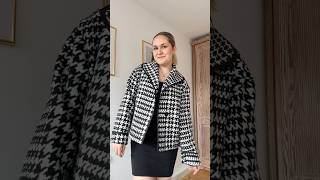 Einfachste Jacke in unter 1 h selber nähen 🪡🖤 nähen kleidung diy sewingtutorial jacke [upl. by Vasili]