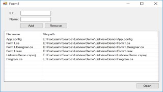 C Tutorial  ListView Control  FoxLearn [upl. by Alliscirp]